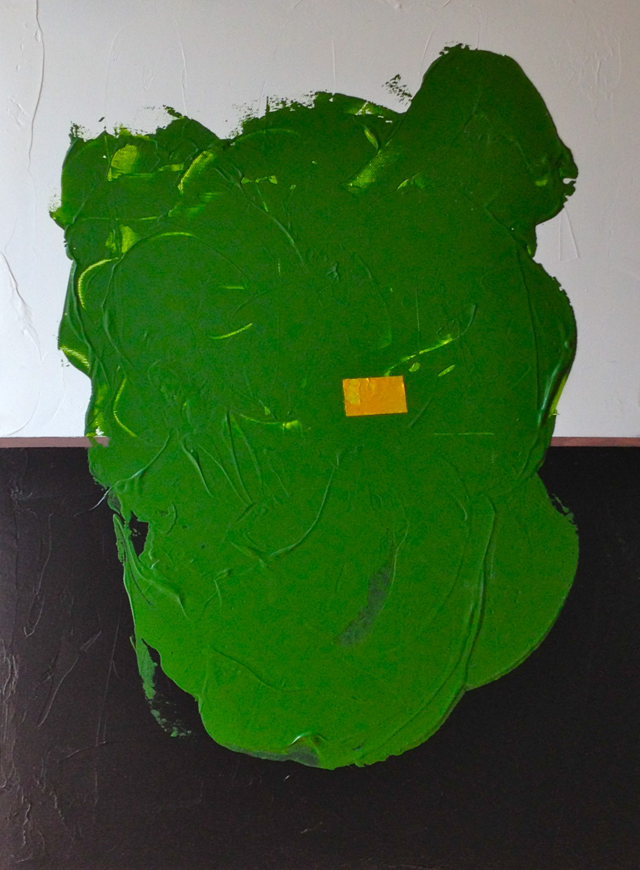 Black, white, grey, green and gold.